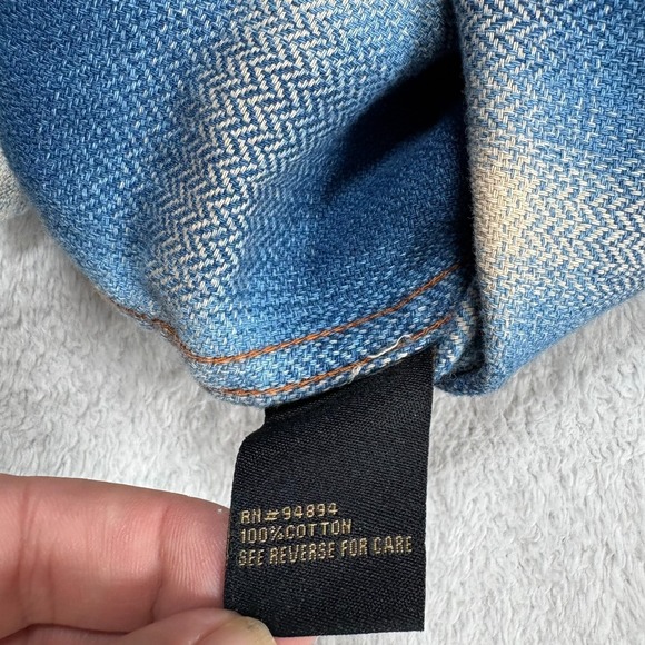 STS Ranchwear Western Shirt Womens XL Blue Plaid 100% Cotton Cowgirl Pearl Snap - Picture 6 of 9